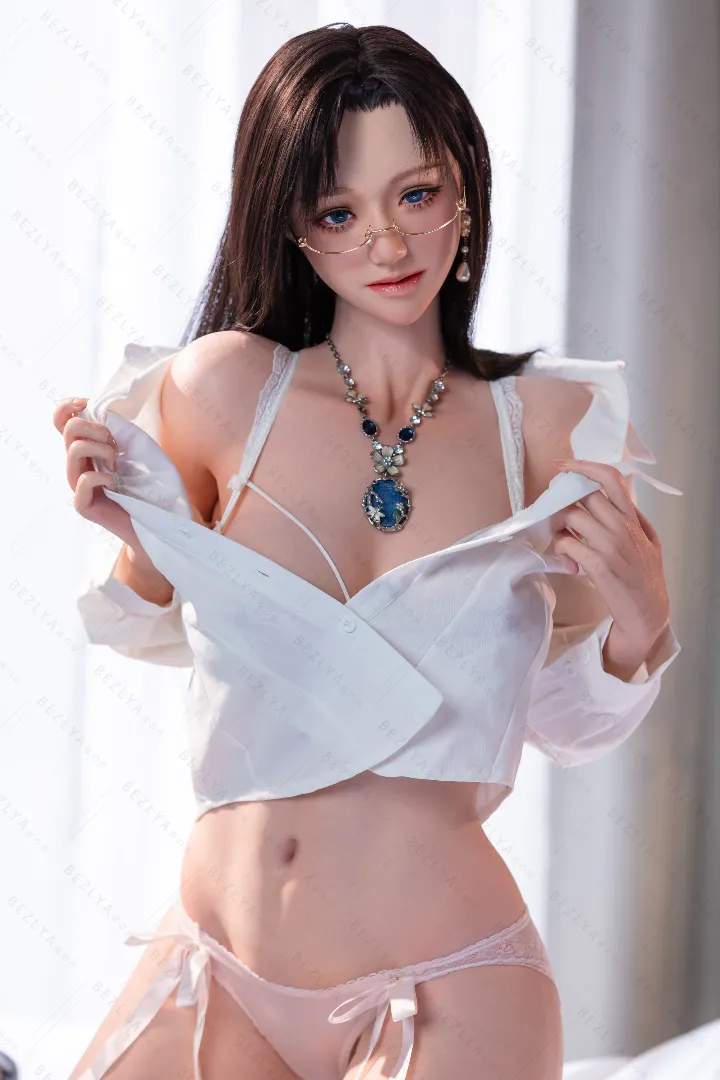 167cm (5ft6) F-Cup Lightweight Silicone Sex Doll, ROS Head gangben